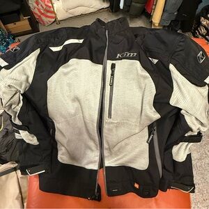 Klim Men's Black & Light Gray Textile Jacket